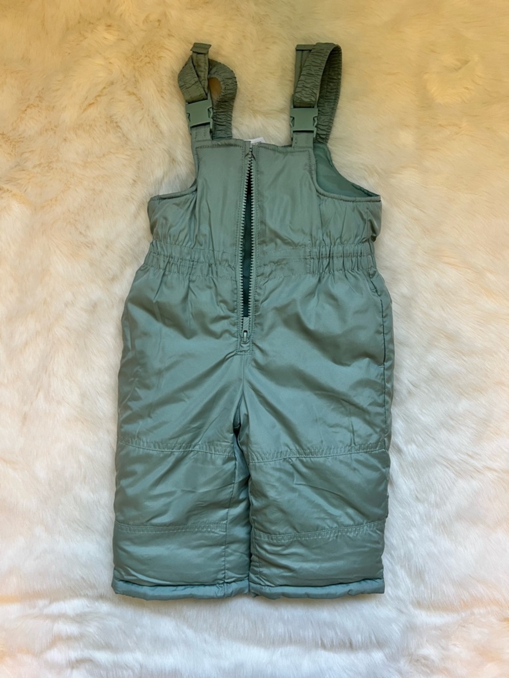 Carter's Olive Green Snowsuit Bib Overalls
